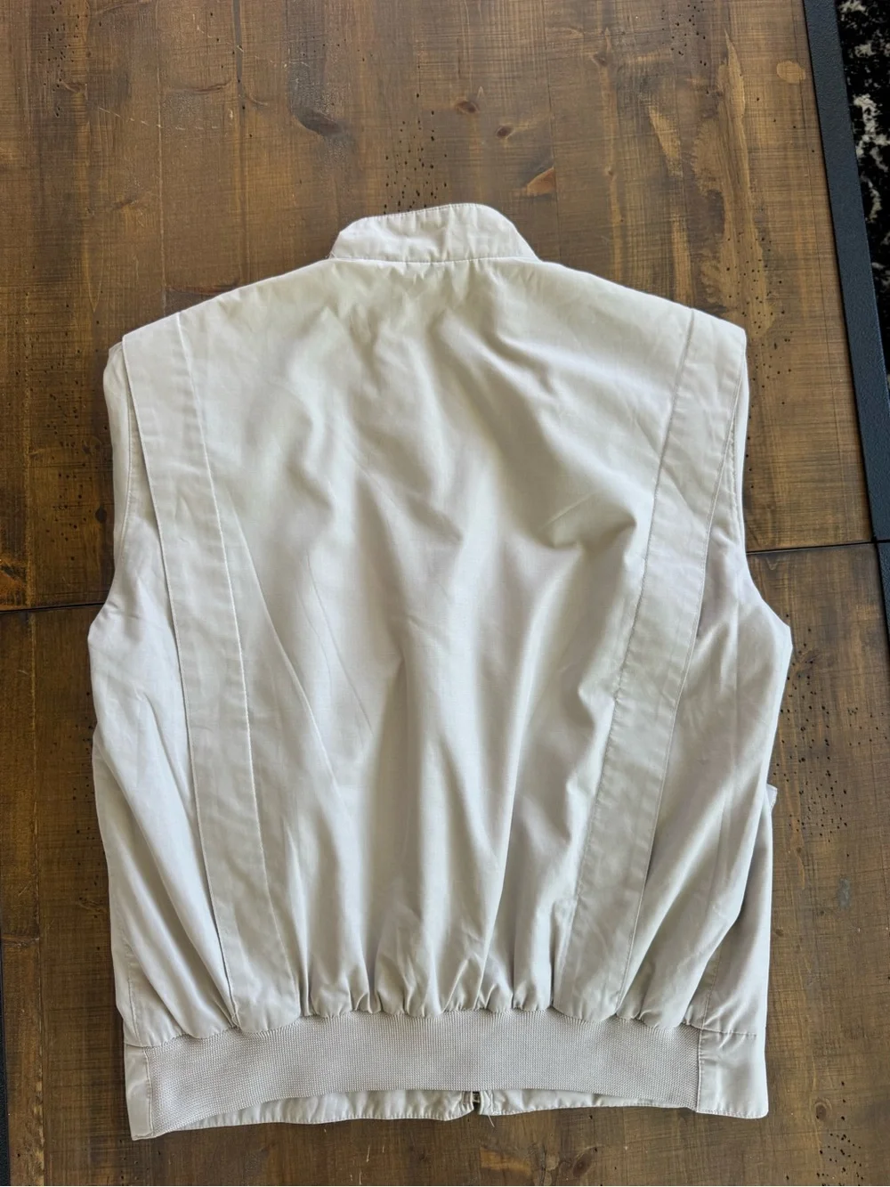Vintage 80s Members Only khaki beige Harrington Bomber Jacket